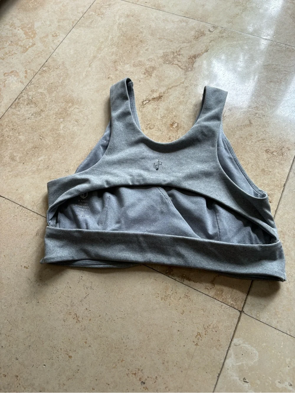 Born Primitive Grey Athletic Tank Top with Logo - Picture 3 of 7